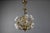 Hollywood Regency Style White Murano Glass Flower and Metal Chandelier, 1980s For Sale - Image 14 of 18
