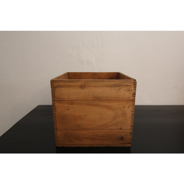 Wooden Box Crate, 1960s For Sale - Image 12 of 16