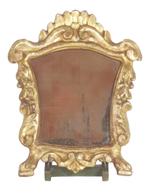 Carved and Gilt Frame with Easel