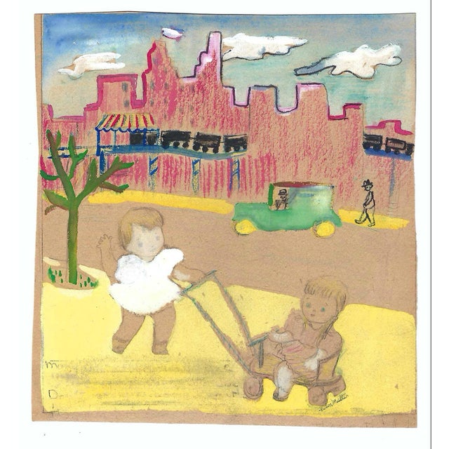 Helen Wagner Malta (1912-1975) worked in New York City in the 1930s, teaching at the Harlem Art Center and working on the...