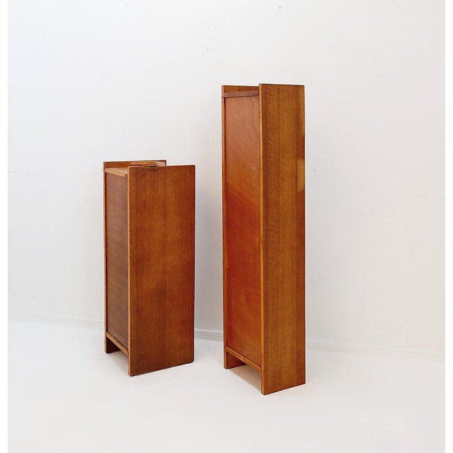 Tall Vintage Glazed Bookcase, 1960s For Sale - Image 4 of 16