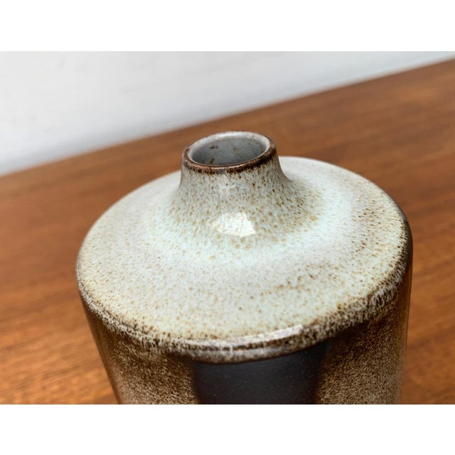 Mid-Century Brutalist Studio Pottery Vase by Johannes Lessmann for Ceramic Workshop Margaretenhöhe, Essen, 1960s For Sale - Image 6 of 15