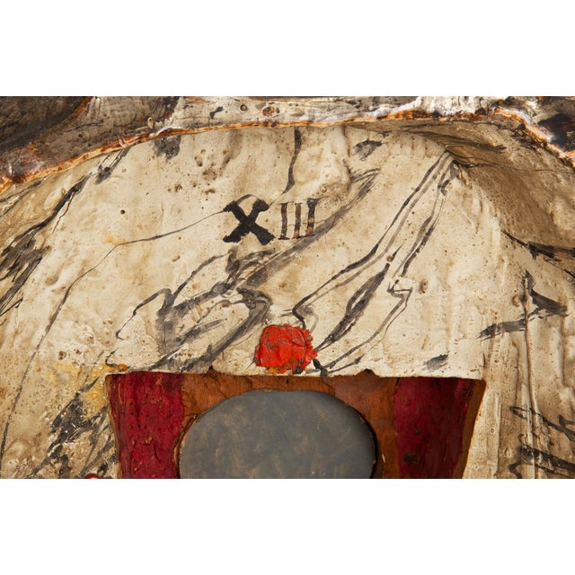 Pair of Carved Polychromed Wood Reliquary Busts of Saints, 17th/18th Century For Sale - Image 18 of 18