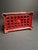 Antique Kenton Toys Cast Iron Radio Bank 1920s Small 3-Dial Safe Red Paint For Sale - Image 9 of 15