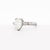 White Vintage Platinum & Pear Cut 1.80 Ctw. Natural Diamond Engagement Ring For Sale - Image 8 of 13