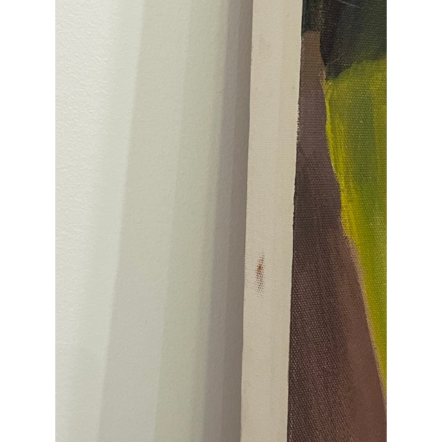 2000 - 2009 Melissa Mailer Yates Painting Fuchsia Oil Painting For Sale - Image 5 of 10