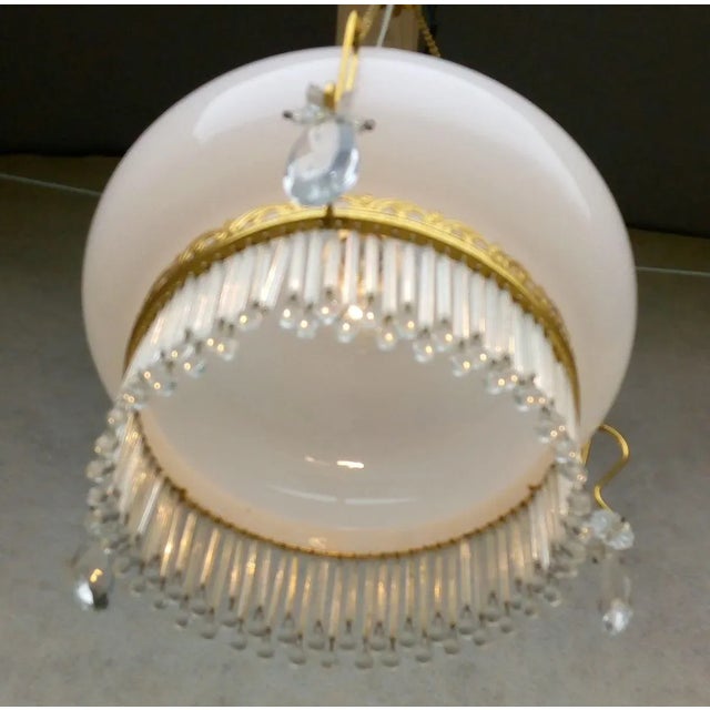 Vintage Type 70 020/1 Chandelier from Železnobrodske sklo, 1990s For Sale - Image 3 of 10