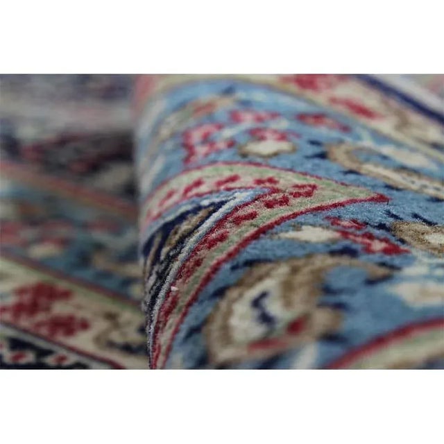 1960s Old Persian Kerman Area Rug 9’6″ X 12’4″ For Sale - Image 4 of 12