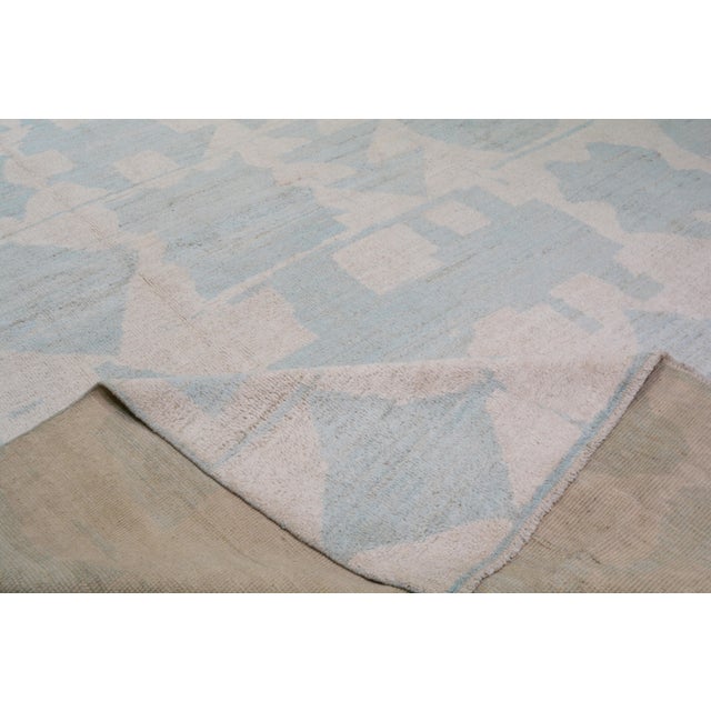 Moroccan Hand Knotted Wool Rug, 9'10"x13'6" For Sale In New York - Image 6 of 6