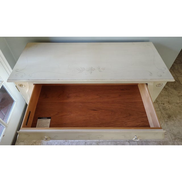 Ethan Allen Ethan Allen Hand Painted Chest of Drawers For Sale - Image 4 of 11