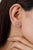 Vintage Style Pear Cut Emerald Diamond Halo Studs in Sterling Silver, a Pair For Sale - Image 9 of 13