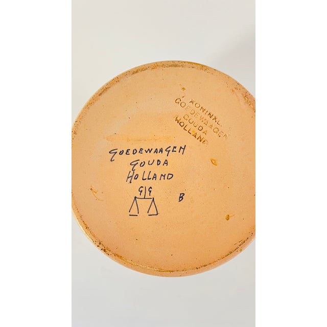 Antique Tobacco Lamp from Royal Goedewaagen Gouda, 1965 For Sale - Image 4 of 7