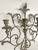 Gray 1960s Italian Hand-Painted Candelabra Wall Sconce For Sale - Image 8 of 11