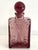 Late 20th Century Late 20th Century Art Nouveau Mauve Glass Perfume Jar For Sale - Image 5 of 5