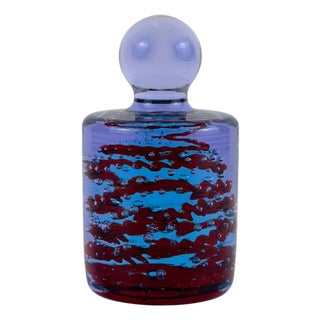 Neodymium Sommerso Murano Glass Paperweight from Fratelli Toso, Italy, 1960s For Sale