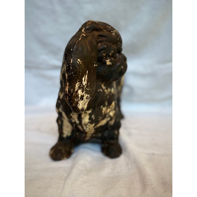 Beige Very Rare Extra Large King Charles Cavalier Door Stop, 1930s For Sale - Image 8 of 12