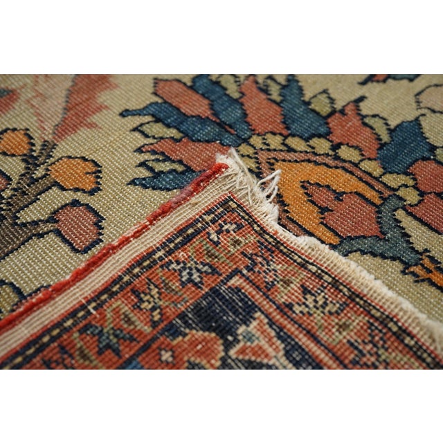 Late 19th Century Antique Farahan Rug 4'3'' X 6'11'' For Sale In New York - Image 6 of 8