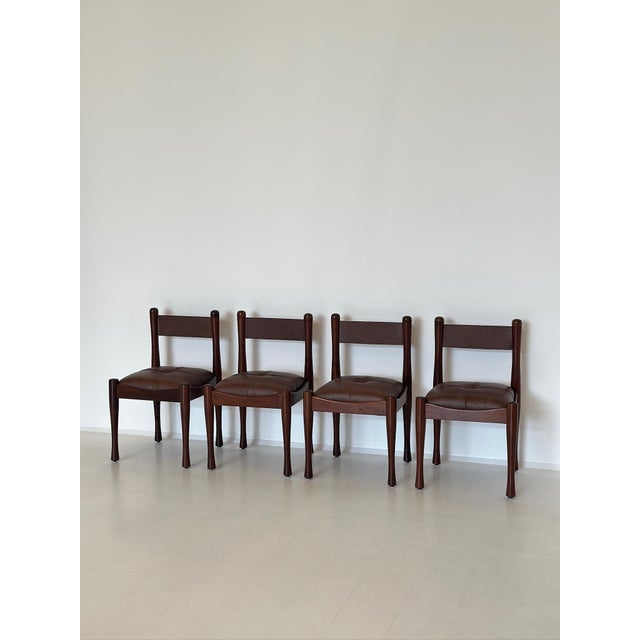 Model 620 Chairs by Silvio Coppola for Bernini, 1960s, Set of 4 For Sale - Image 12 of 18