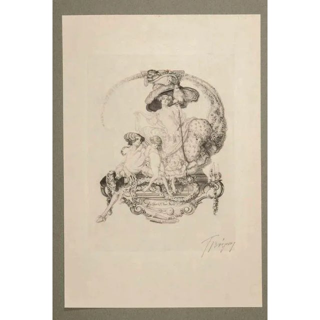 Fraz von Bayros, Bayros-Mappe III, 1913, Photographic Paper For Sale - Image 3 of 3