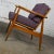 Wood Mid-20th Century MCM Arm Lounge Chairs With Tapered Legs & Brass Sabots Style of Folke Ohlsson for Dux For Sale - Image 7 of 13