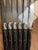 Late 20th Century French Laguiole Steak with Black Handles and Cutting Board Knife Set - 7 pcs For Sale - Image 11 of 16