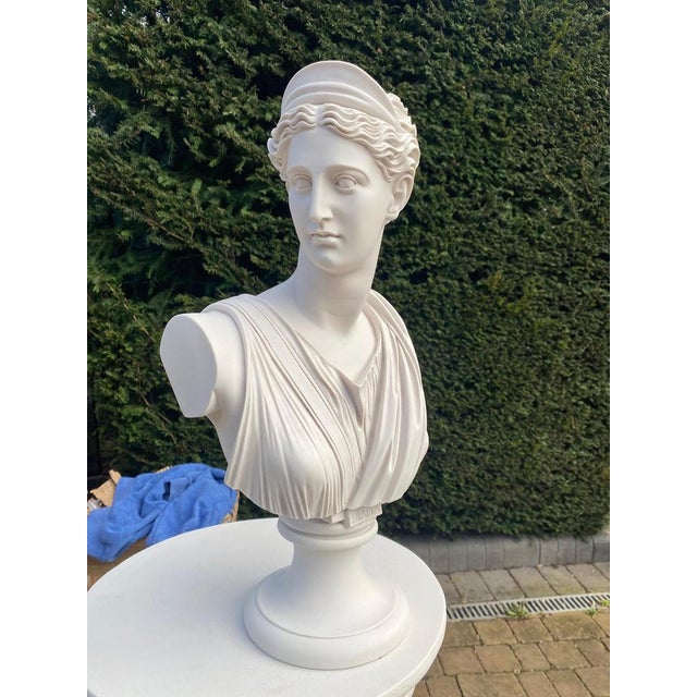 Diana the Huntress Bust, 20th Century, Stone For Sale - Image 5 of 6