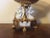 Antique Early 19th Century French Empire Porcelain Corbeille Centerpiece with Angel Supports For Sale - Image 11 of 13