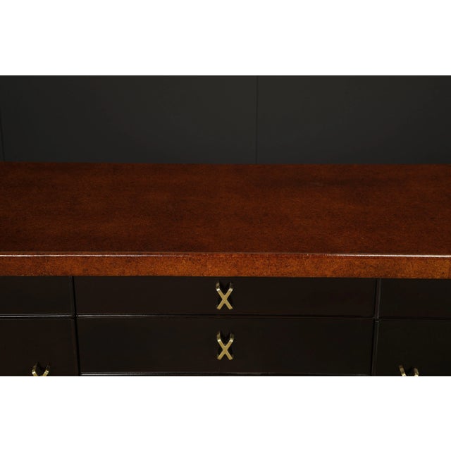 1950s Cork Sideboard / Dresser by Paul Frankl for Johnson Furniture, c. 1950s, Signed For Sale - Image 5 of 12
