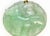 Mid 20th Century Jadeite Jade in 14k Gold Apple Green Carved Pendant For Sale - Image 5 of 5
