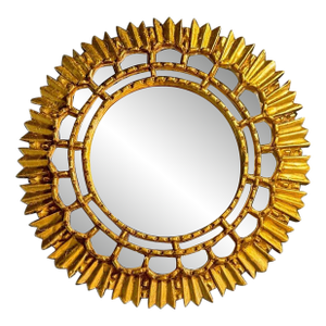 Italian Giltwood Sunburst Mirror