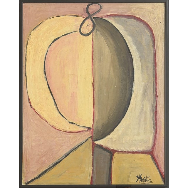 Manuel Angeles Ortiz, Composition, 1976, Oil on Canvas For Sale - Image 3 of 8