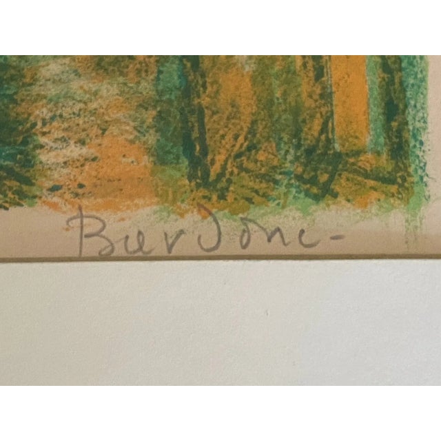 1970s Guy Bardone - Original Signed Lithograph - Flower and Vase Still Life For Sale - Image 4 of 8