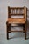 Louis XIII Style Corner Chair in Turned Oak, 1950s For Sale - Image 6 of 12