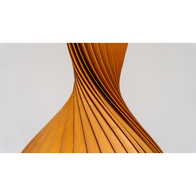 Pine Pendant Lamps by Hans-Agne Jakobsson Ellysett Sweden, 1960s, Set of 2 For Sale - Image 6 of 18
