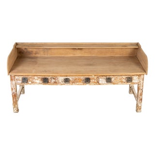 Large 19th Century French Pine Baker's Table For Sale