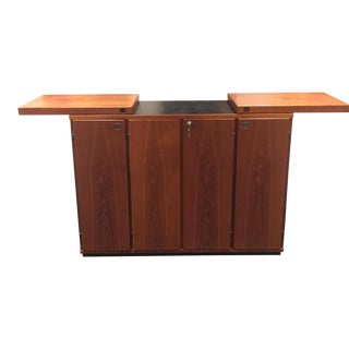 Erik Buch Teak Bar Cabinet on Castors For Sale