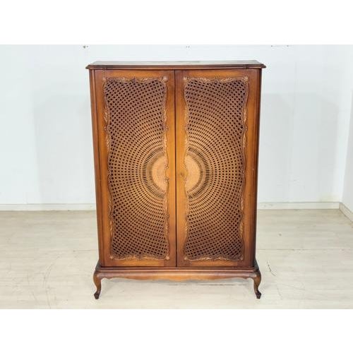 Brown Chippendale Living Room Cabinet, 1960s For Sale - Image 8 of 8