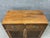 Vintage Lane Campaign Walnut Server Cabinet | Mid Century Modern Buffet | Brass Hardware Storage Cabinet For Sale - Image 6 of 9
