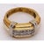 Modern 14 Karat Two-Tone Gold Contemporary Ring With Diamonds 0.75 Total Diamond Weight For Sale - Image 3 of 11