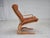 Mid-Century Modern Norwegian Model Kengu Armchair in Leather from Rybo Rykken & Co, 1970s For Sale - Image 3 of 18