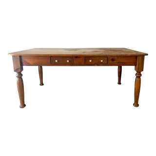 Vintage Farmhouse Dining Table For Sale