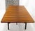 Milo Baughman for Directional Dimond Teak & Walnut Dining Table Gate Legs Base For Sale - Image 10 of 13