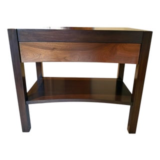 Holly Hunt Bowfront Side Table Nightstand For Sale