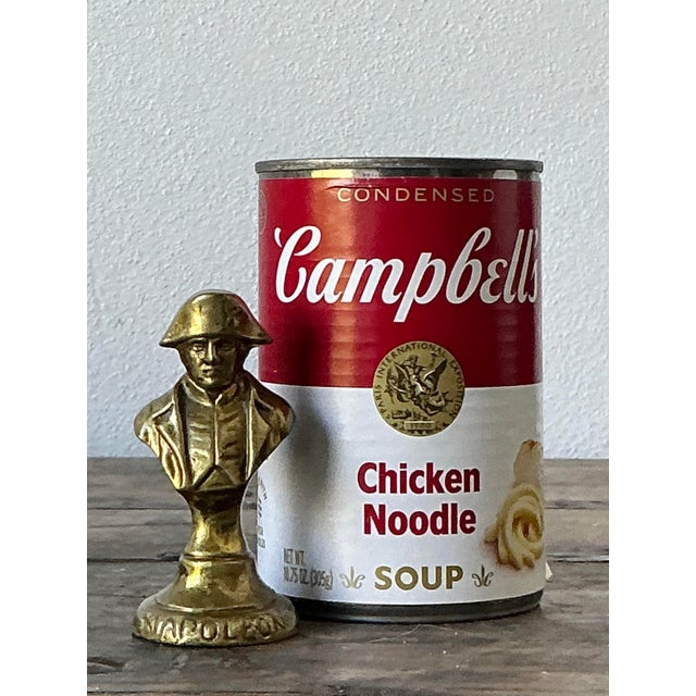Vintage Brass Bust of Napoleon Paperweight For Sale In West Palm - Image 6 of 12