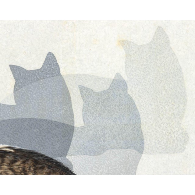 1980s F. Dawn Snell "Me and My Shadows" Mix Media, 1989 For Sale - Image 5 of 9