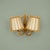 2020s Double Rattan Wall Sconce Handcrafted Pencil Reed Artisan Lighting For Sale - Image 5 of 6