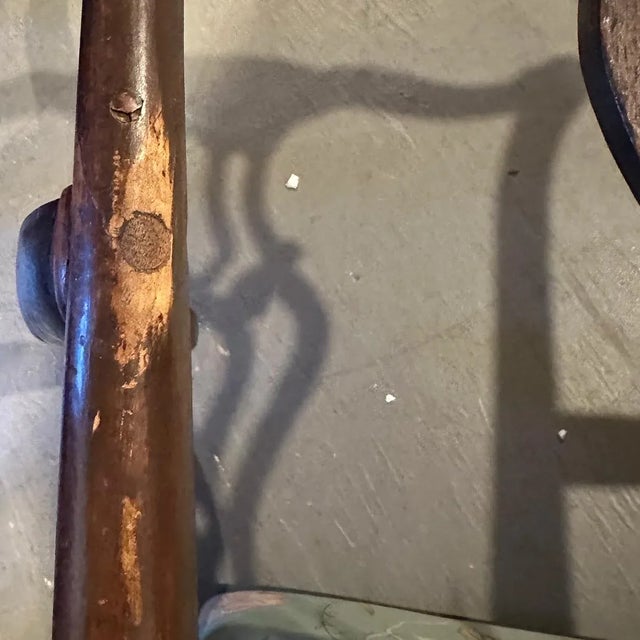 Mid 18th Century English Chippendale Elm Upholstered Seat Dining Armchair For Sale - Image 10 of 12