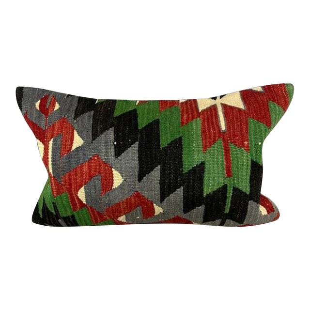 16 x 24 Kilim Pillow Turkish Anatolian Alchemy Comfort Pillow Cushion Cover For Sale