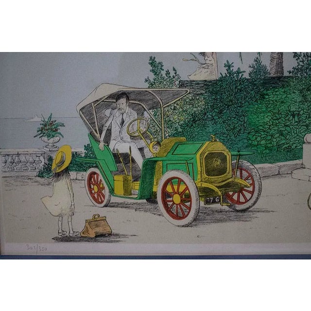 1960s 1960s Denis Paul Noyer Signed & No. By Artist, Lithograph 305/350/ Hotel Bellevue For Sale - Image 5 of 12