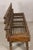 Asian Antique Chinese Rustic Wood Bench with Carved Openwork Back For Sale - Image 3 of 14